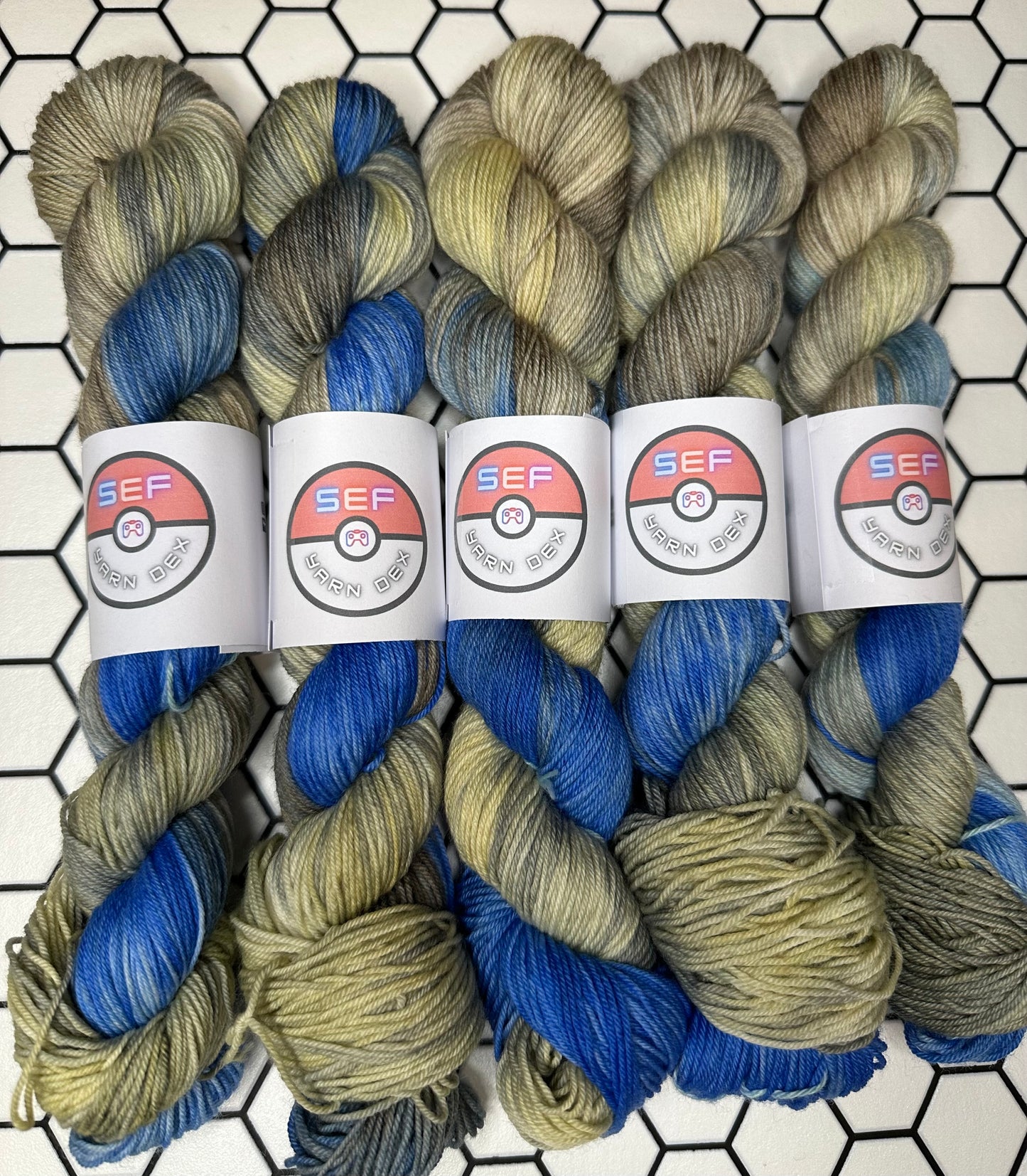 Blastoise - Yarn Dex - 4 ply sock yarn
