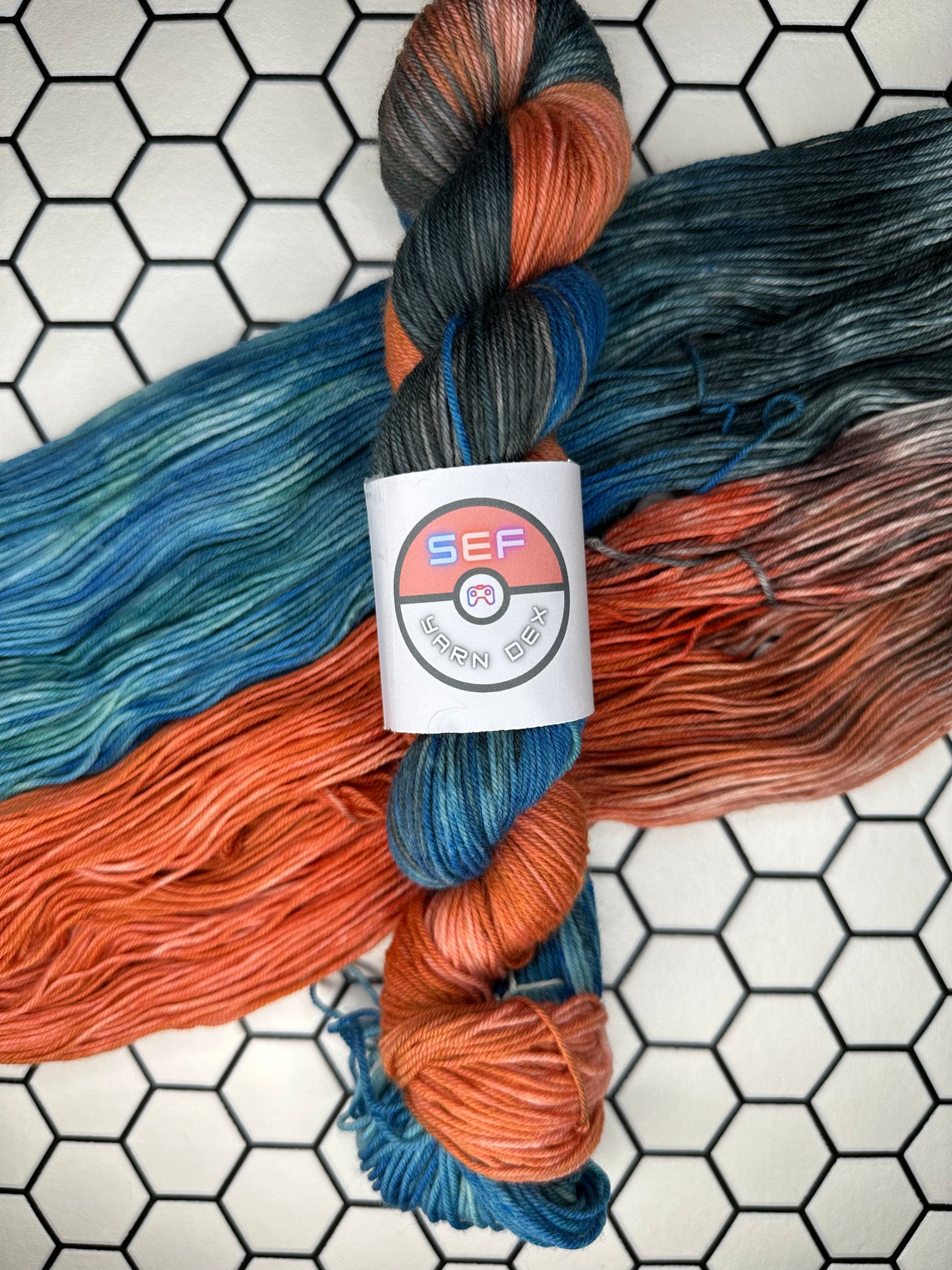 Garchomp - Yarn Dex - 4 ply sock yarn