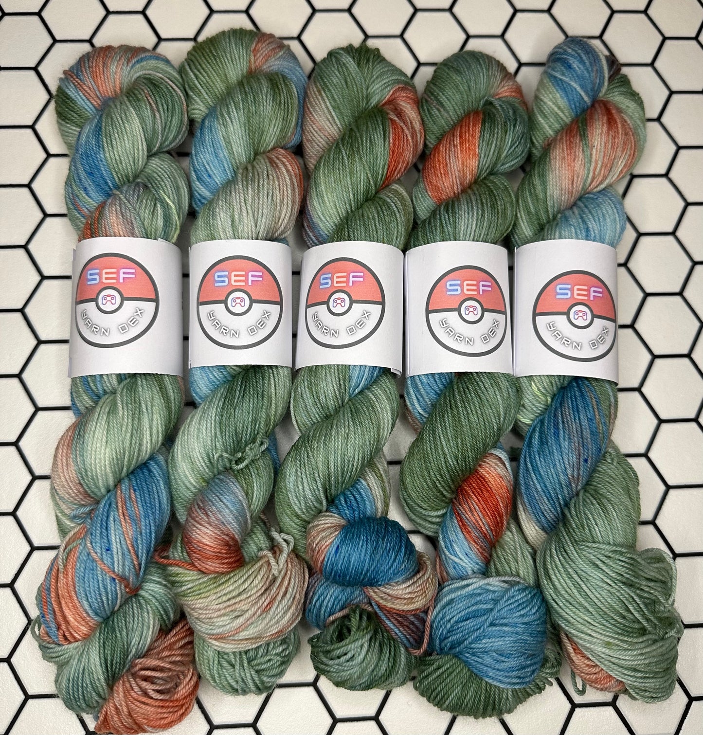 Venusaur - Yarn Dex - 4 ply sock yarn