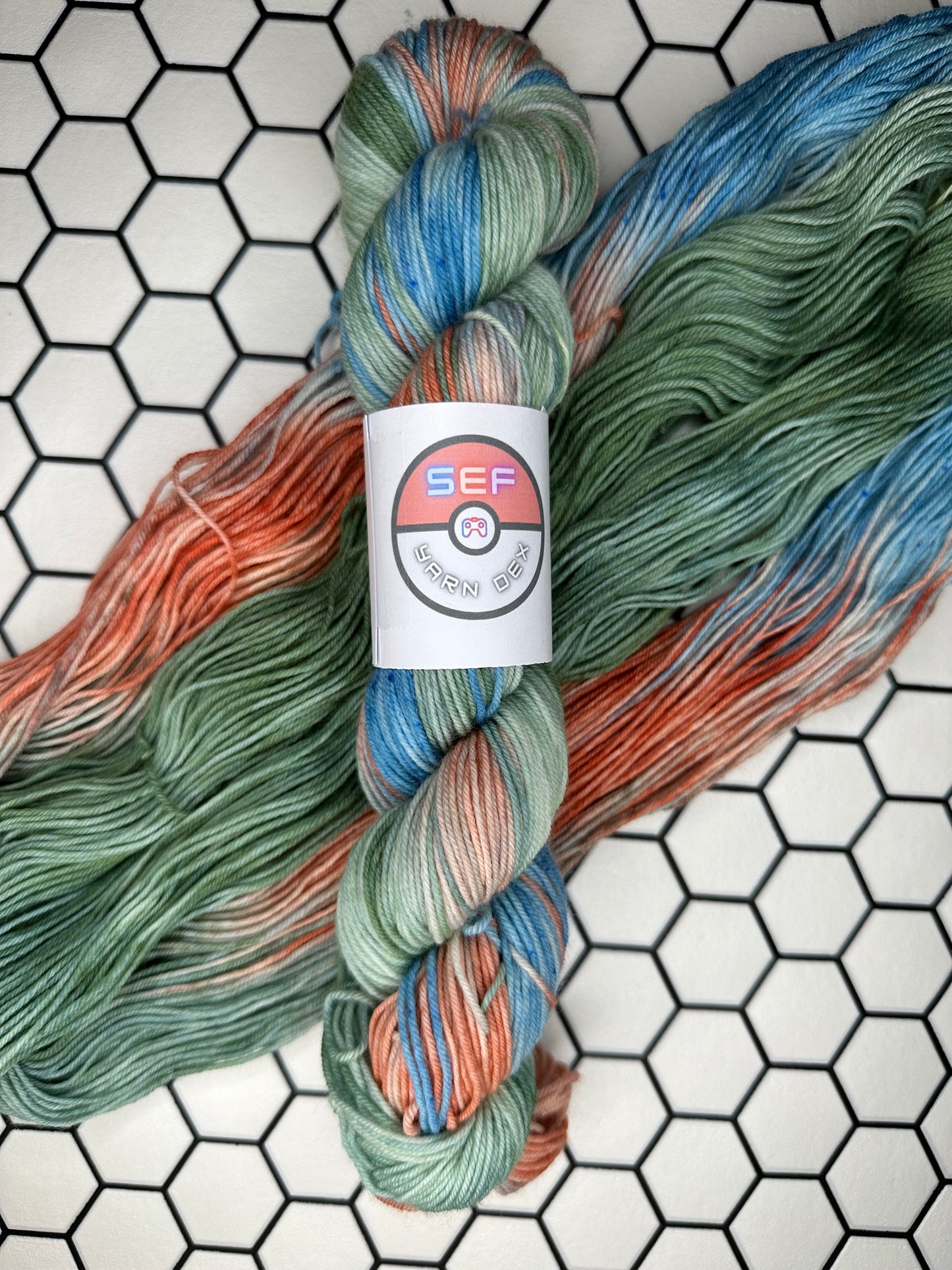 Venusaur - Yarn Dex - 4 ply sock yarn