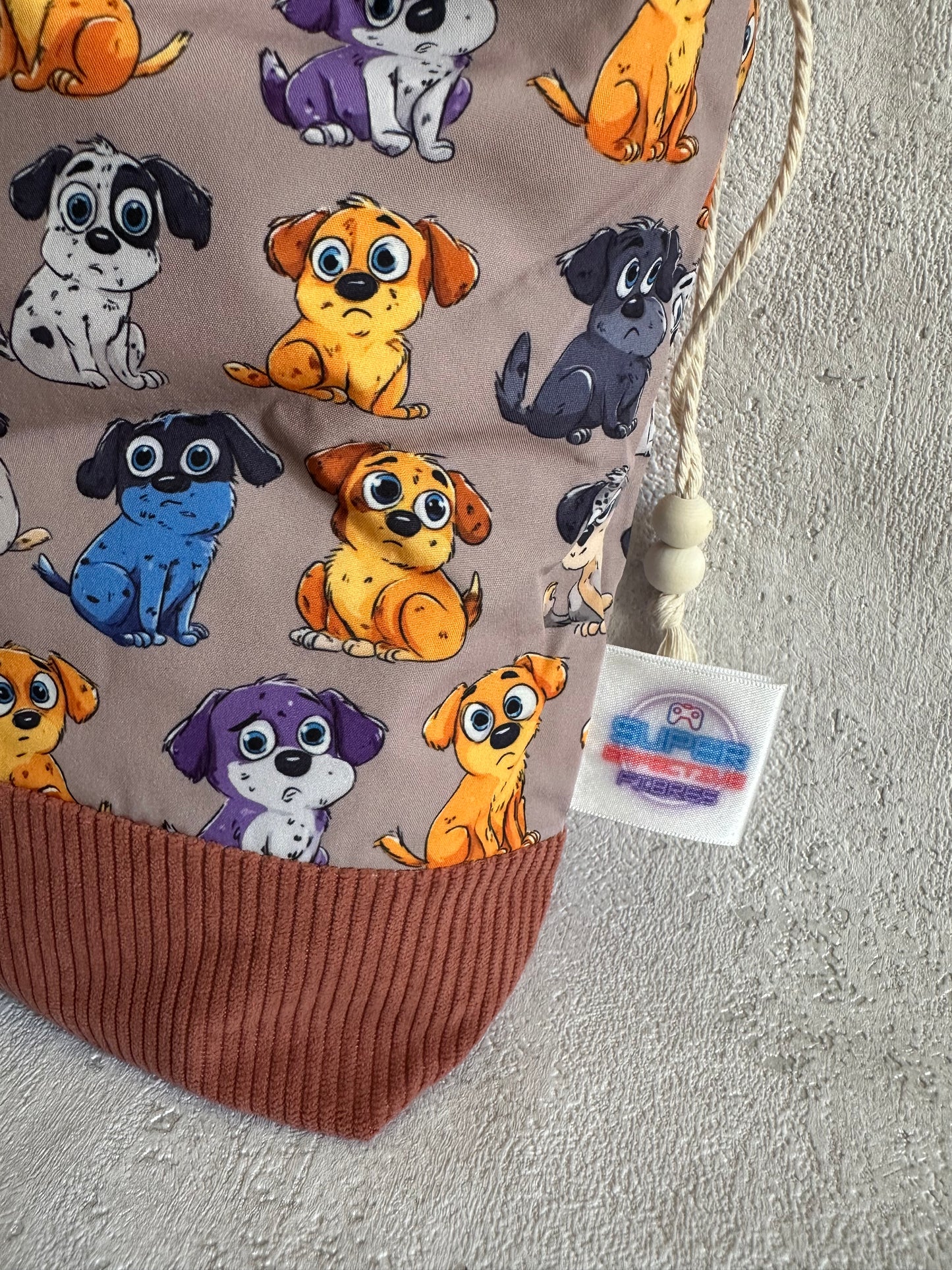 Cute Dogs Medium Project Bag