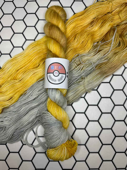 Jolteon - Yarn Dex - 4 ply sock yarn