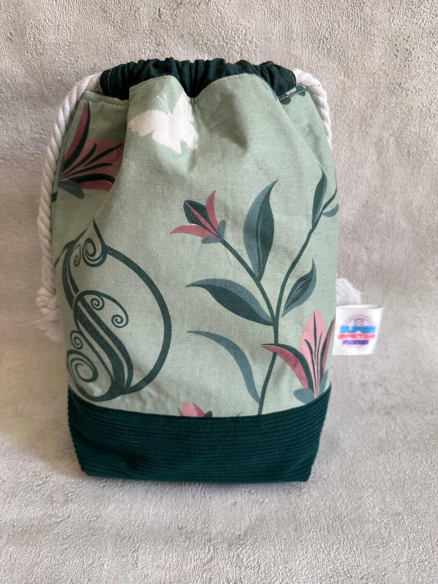 Floral Medium Project Bag