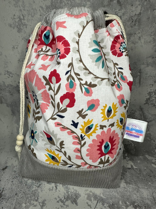 Floral Medium Project Bag
