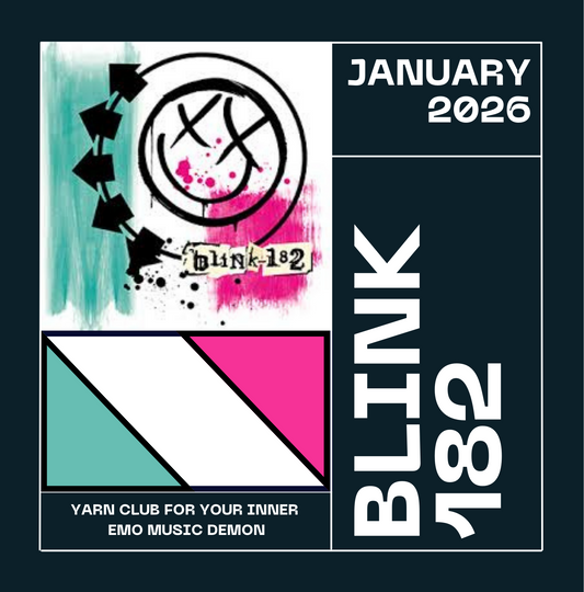 It’s Not a Phase! - January 2026 Yarn Club Blink 182