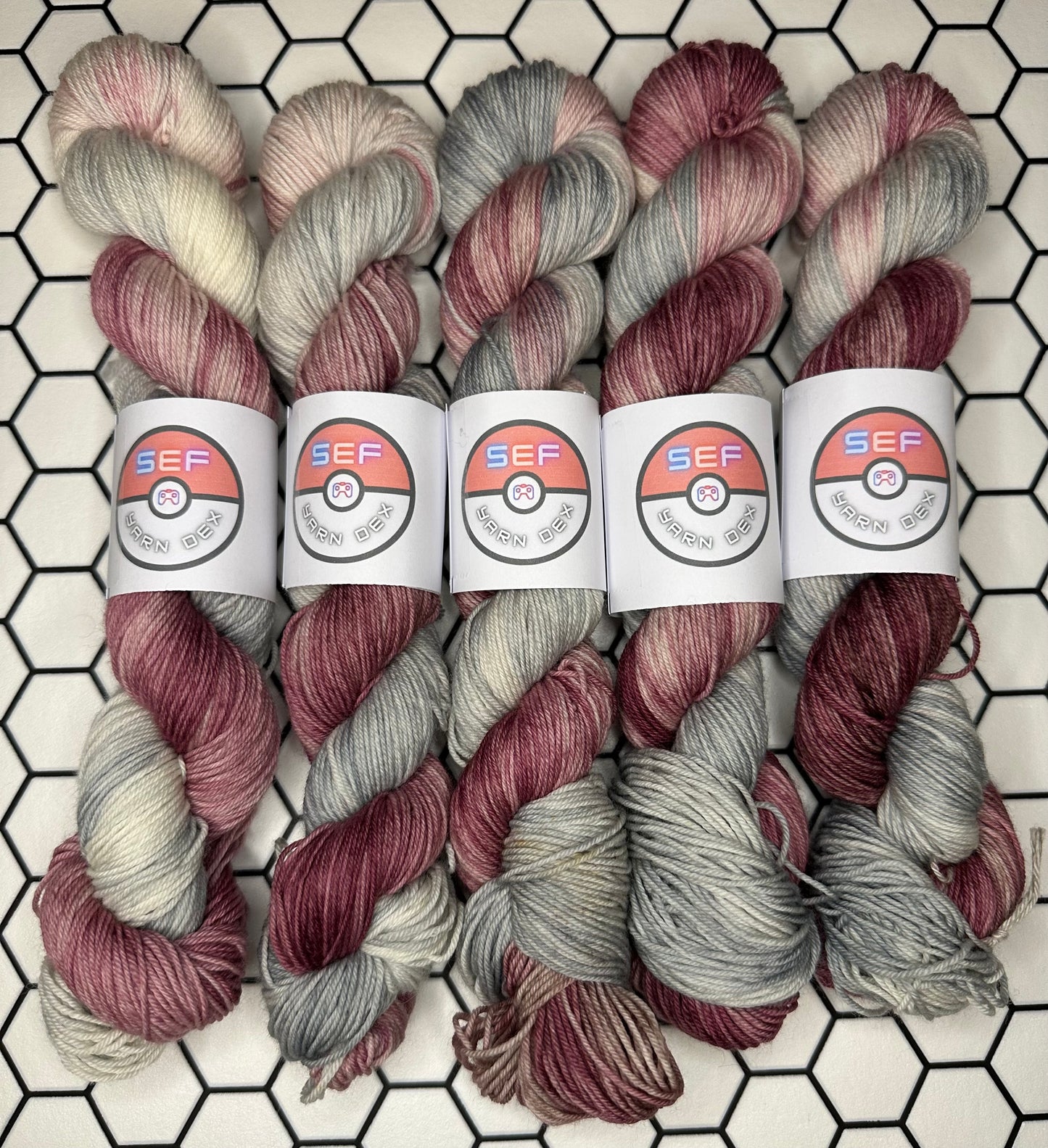 Mewtwo - Yarn Dex - 4 ply sock yarn