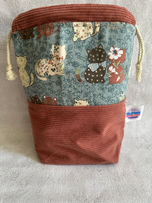 Cute Cats Medium Project Bag