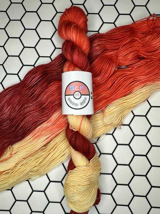 Flareon - Yarn Dex - 4 ply sock yarn
