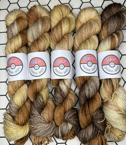 Eevee - Yarn Dex - 4 ply sock yarn