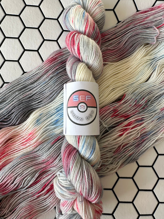 Togepi - Yarn Dex - 4 ply sock yarn