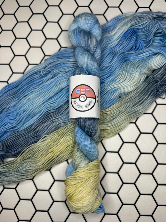 Vaporeon - Yarn Dex - 4 ply sock yarn