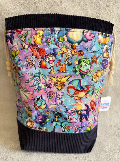 Cute Monsters Medium Project Bag (2-3 week pre-order)
