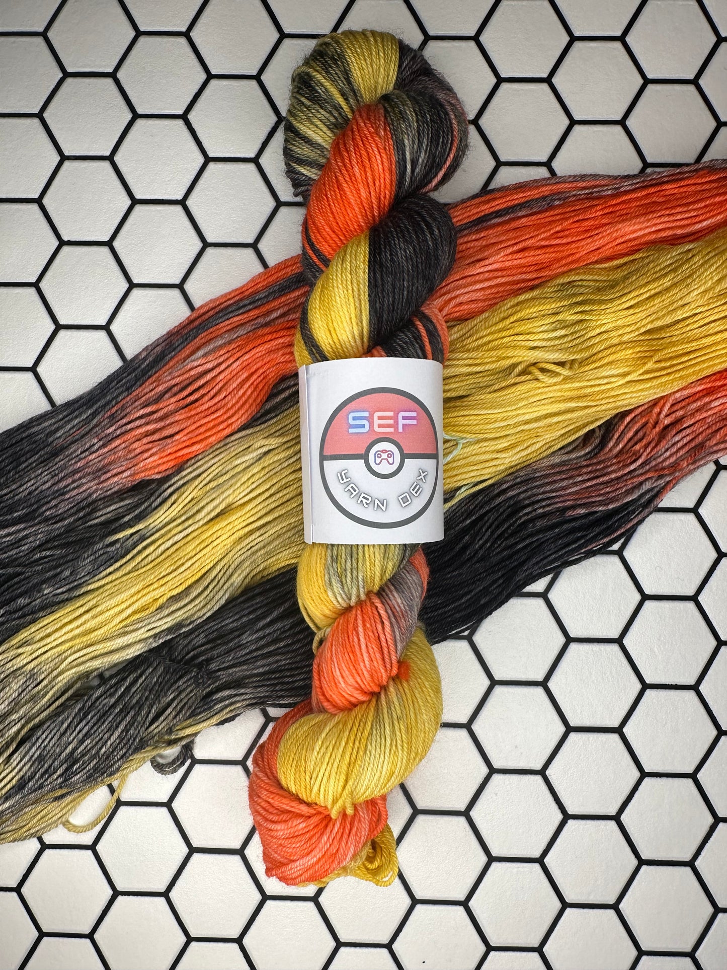 Pikachu - Yarn Dex - 4 ply sock yarn
