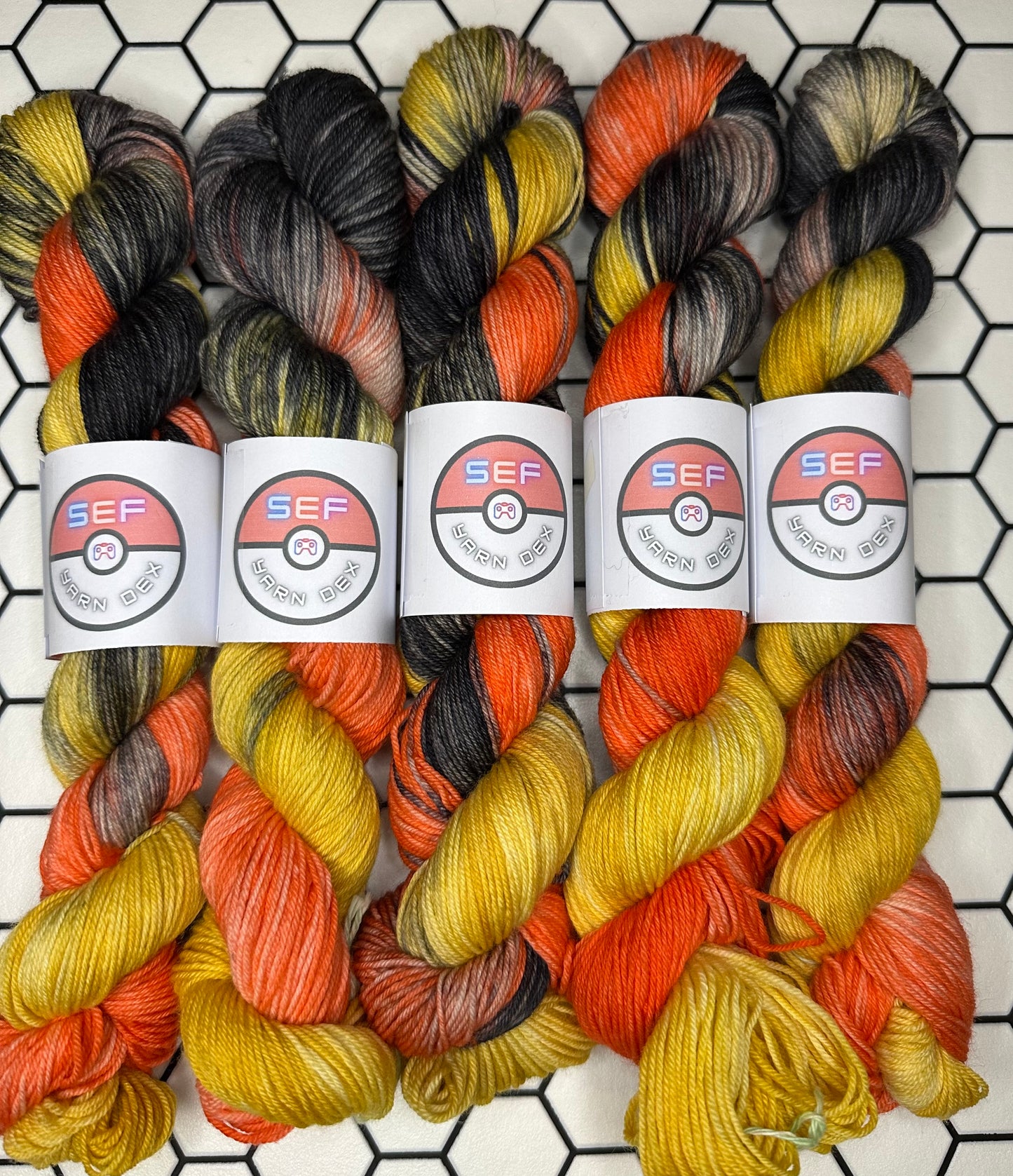 Pikachu - Yarn Dex - 4 ply sock yarn