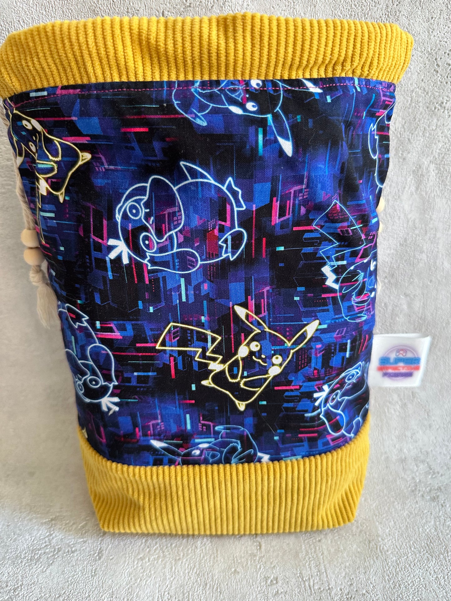 Neon Monsters Medium Project Bag